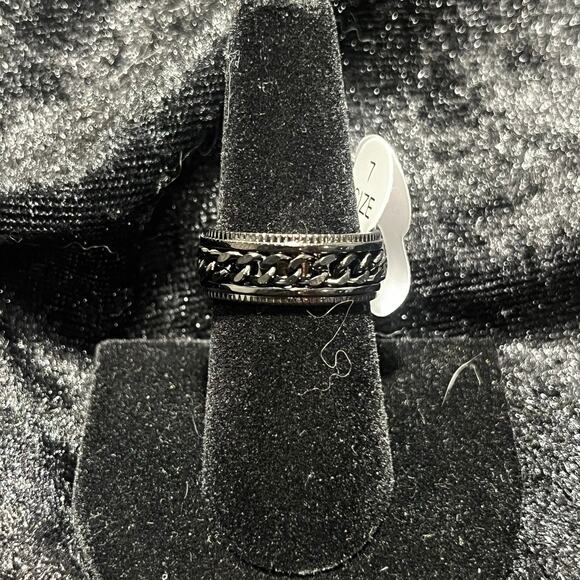 All black fidget ring - Picture 1 of 1